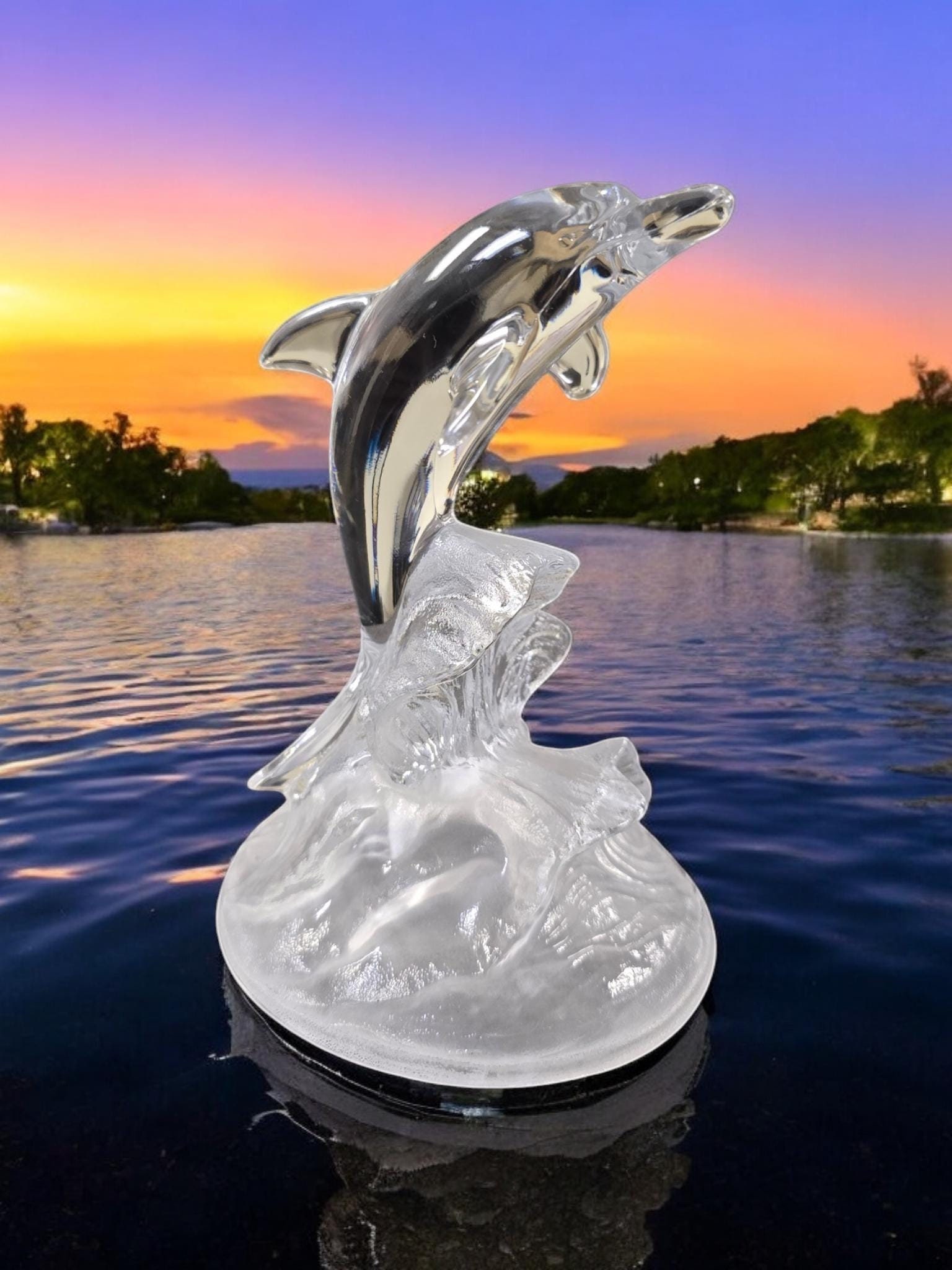Cristal D'arques Dolphin - Etsy