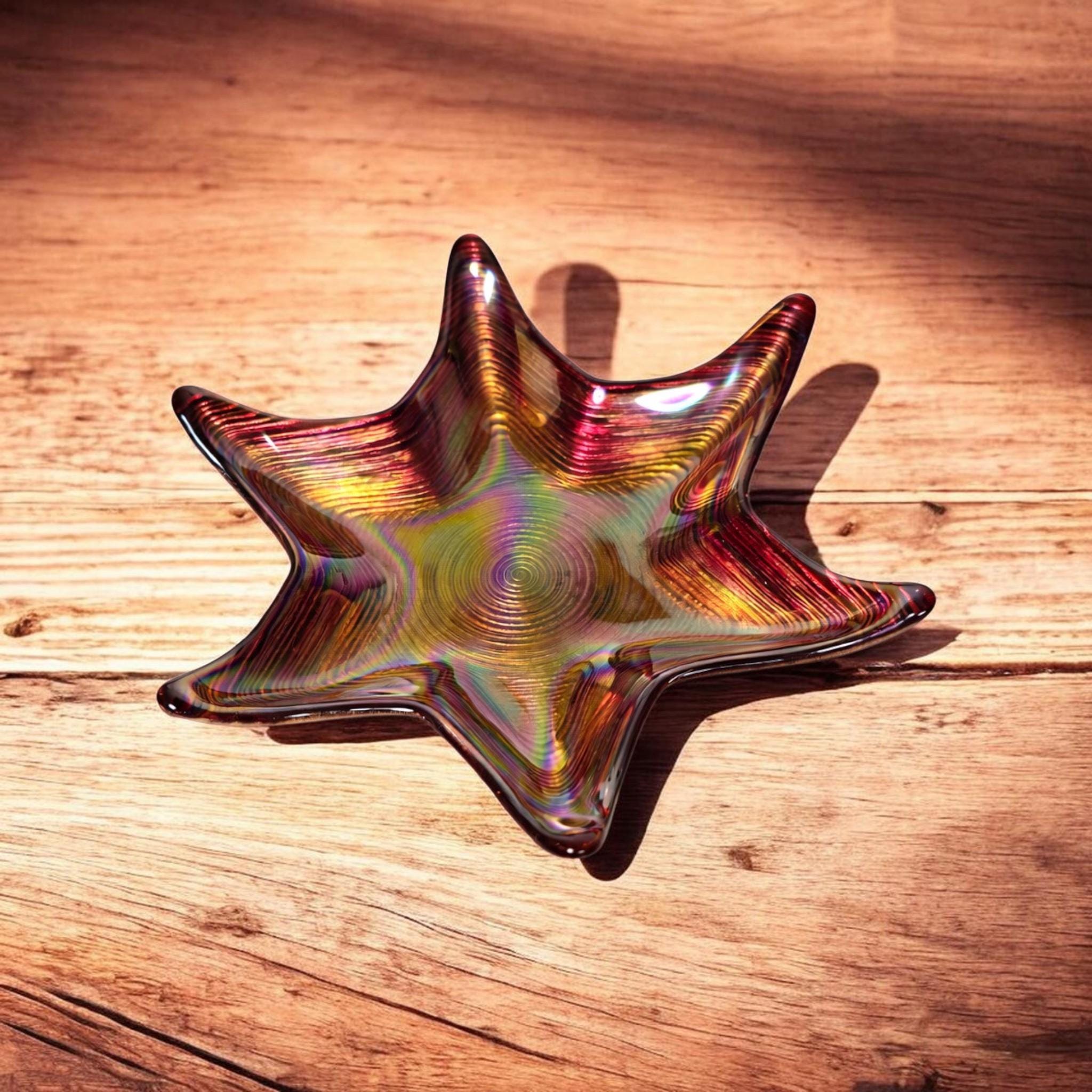 Star Shaped Glass Dish - Etsy