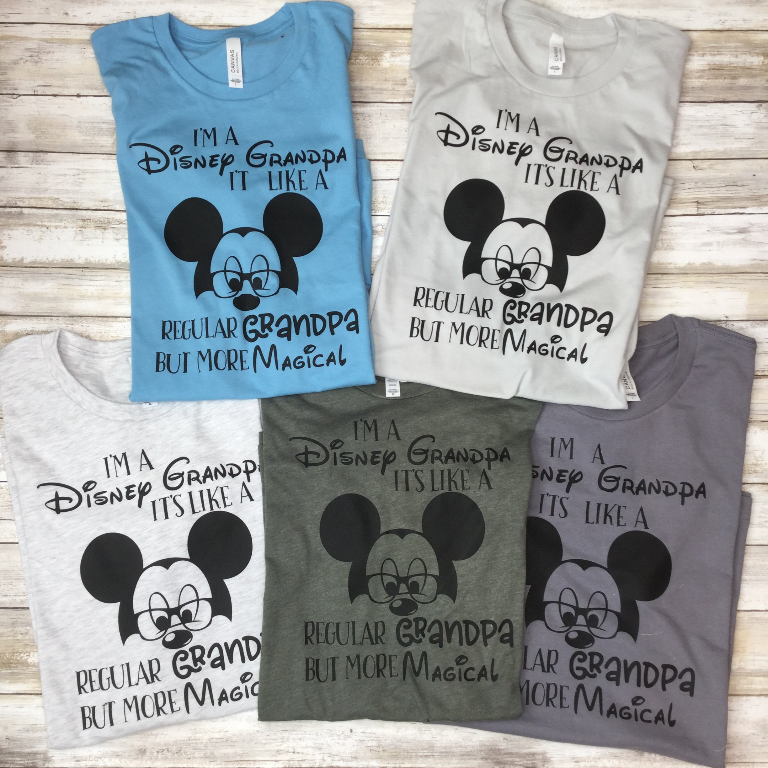 Disney grandpa shirts | Etsy Nederland