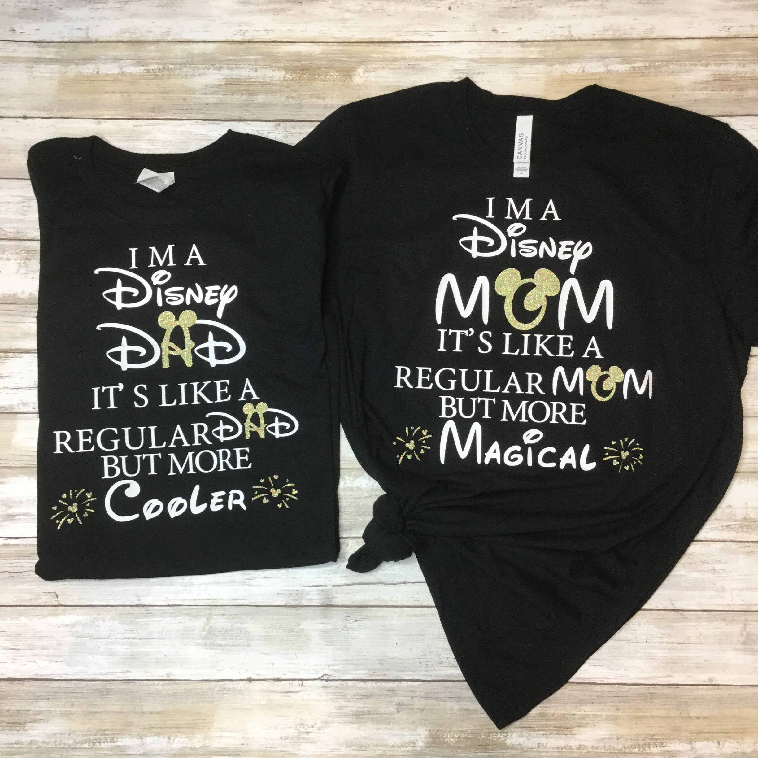 Disney Mom and Dad Shirts Im a Disney 