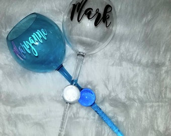 Floating Wine Glass Etsy