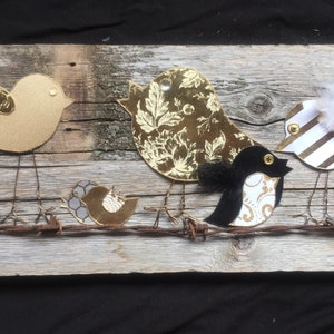 Birds On A Wire- Handmade Wall Decor From My Heart To Yours