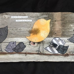 Birds On A Wire- Handmade Wall Decor From My Heart To Yours
