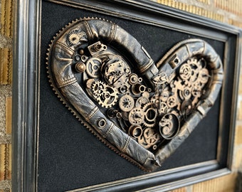 Coeur steampunk anatomique