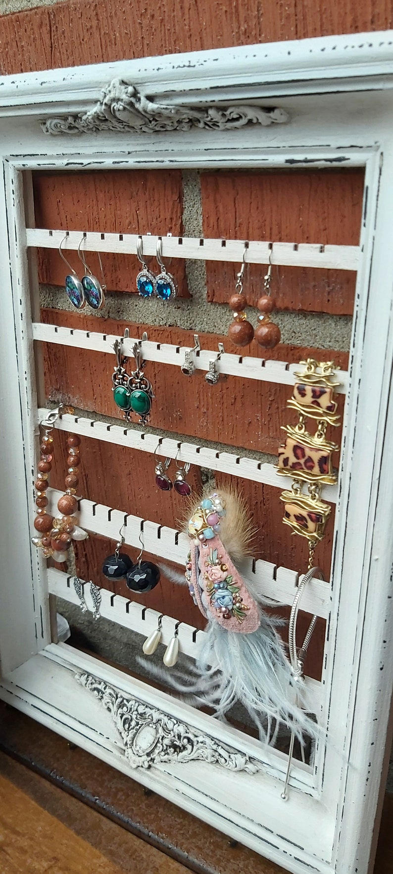 9 Crochets Autocollants Pour Bijoux - Support Bagues, Boucles D'oreilles, Colliers - Rangement Mural Sans Perçage