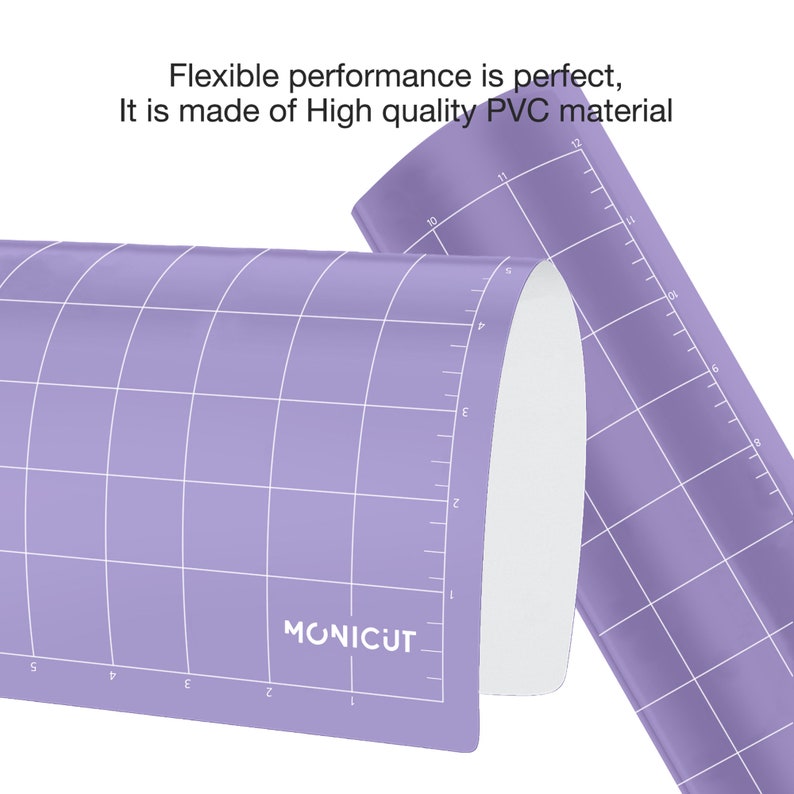 Scrapbooking Monicut Adhesive Mats for Quilting All Arts Sewing 12x12 Strong-Grip Craft Cutting Mat for Silhouette Cameo 321 3 Pack
