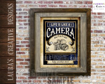 Life Like A Camera Etsy