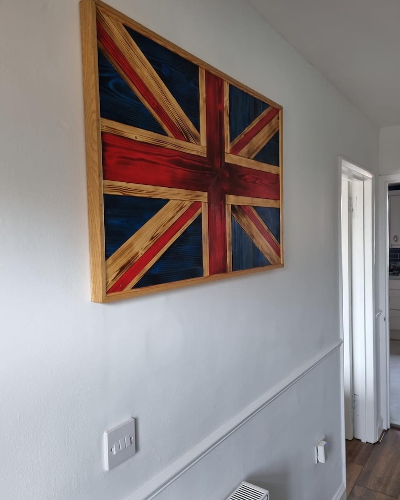 Union Jack Wall Art Great for Your Man Cave/office or a Etsy