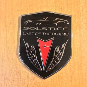 Custom &quot;Last of the Brand&quot; Pontiac Solstice Emblems