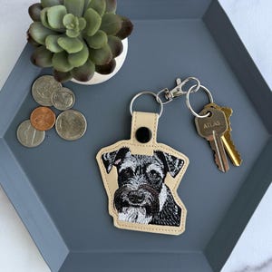 Mini Schnauzer Bag Charm - Etsy