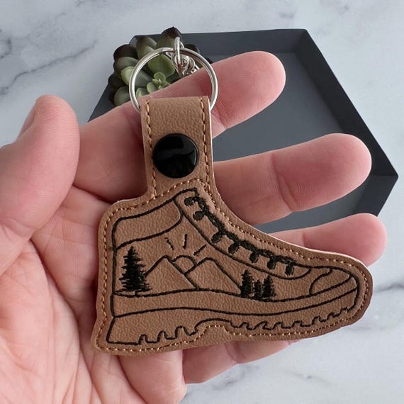 Hiking boot keychain deals