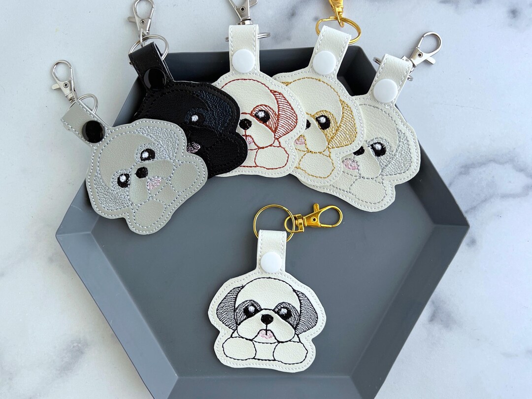 THE D O G キーチェン16個まとめ売り Amazon.com : Senniea 100PCS Cute Puppy Dog Small Bowknot