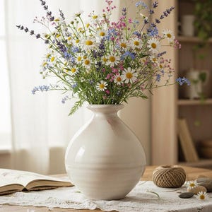 Pottery Bud Vase Stoneware Signed Wheel Thrown Vessel Jar Pot Urn Jardiniere Jug