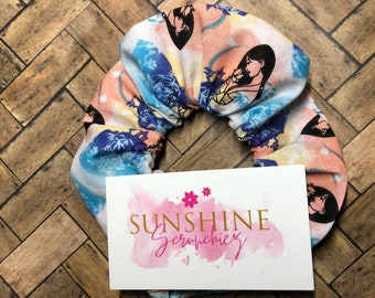 Mulan Set Of 2 Elastic Hair Ties Scrunchie Rubber Band y119 w2097