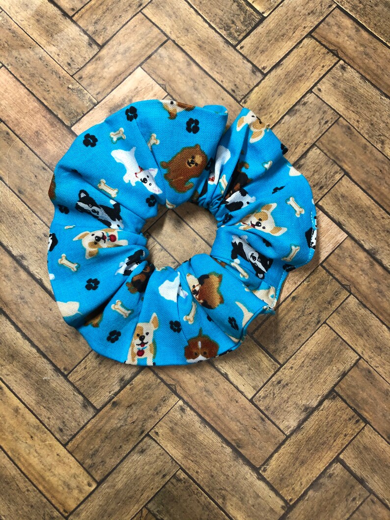 Dog scrunchie puppy scrunchieshandmade90s fashion Etsy