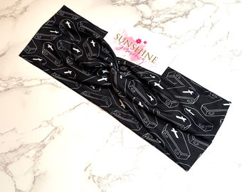 Coffin turban twist headband