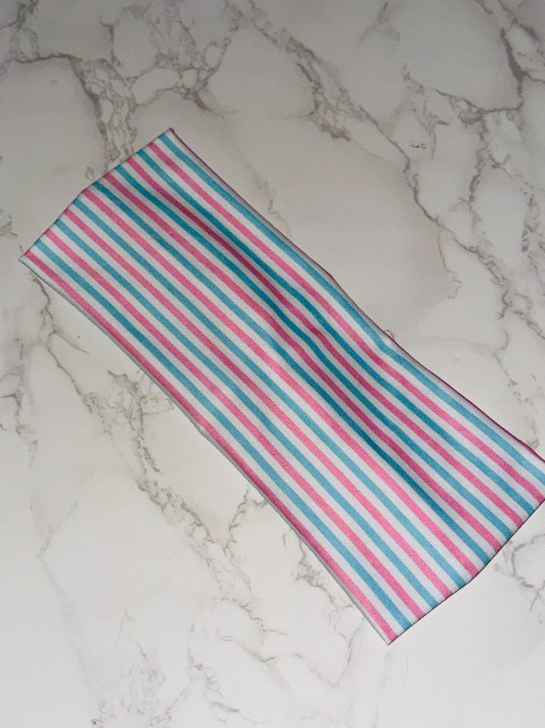 baby stripes nurses headband-nicu headband-labor and delivery headband-hair accessories-baby shower-midwife headband image 2