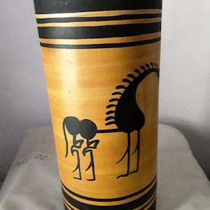 Stylized Reproduction of Archaic Greek Art Vase - Ceramic Pottery