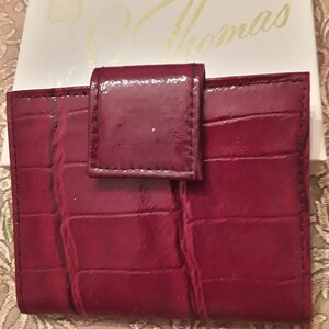 Cartera vintage de piel de vaca de St. Thomas