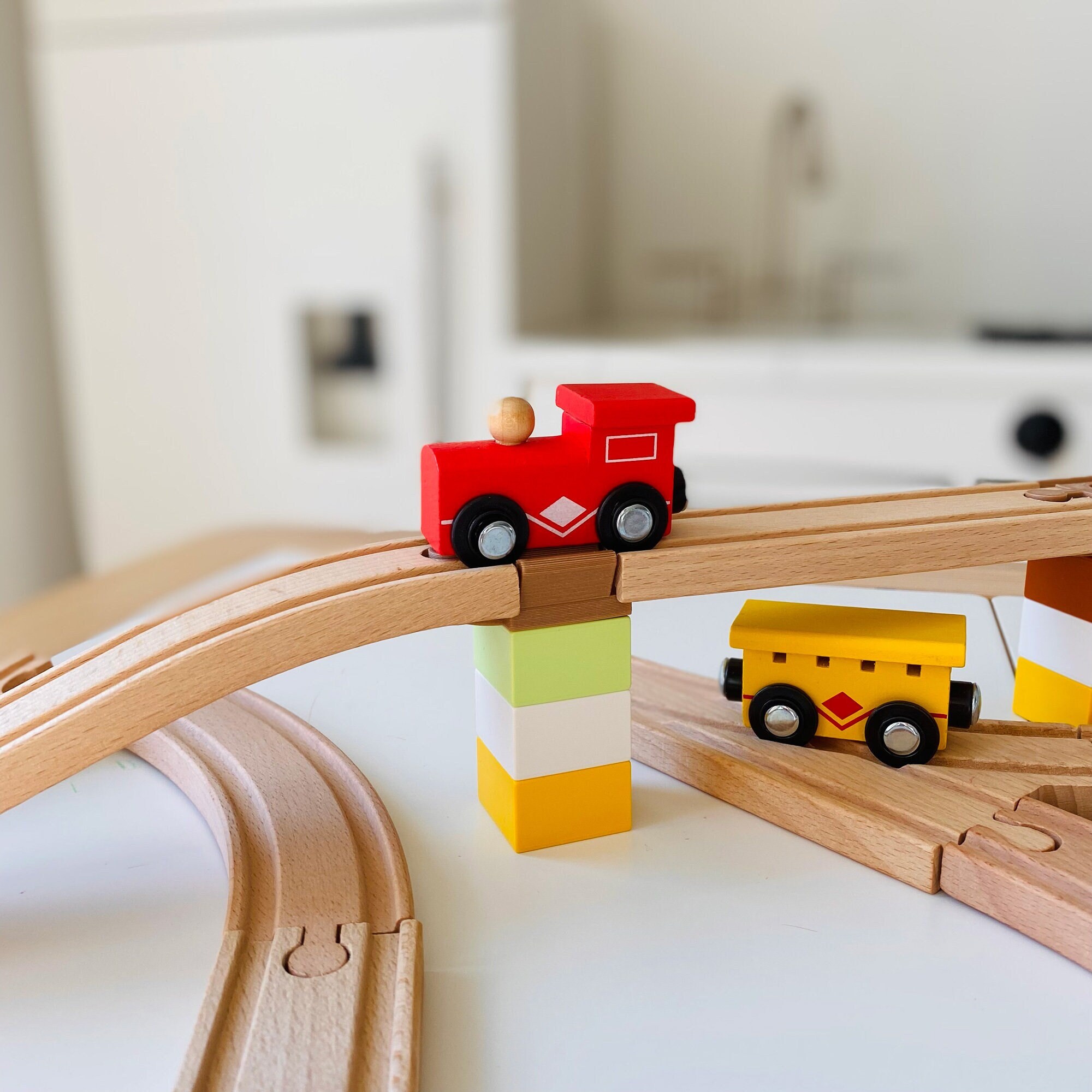 NEW! TrainLab Bridge Adapters for DUPLO-TYPE and Brio Wooden Railway w