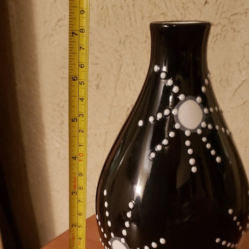 VTG Black /& White Vase