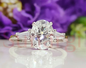 Anello Con Grappolo Floreale Di Zaffiri, Argento Sterling - Foto 4