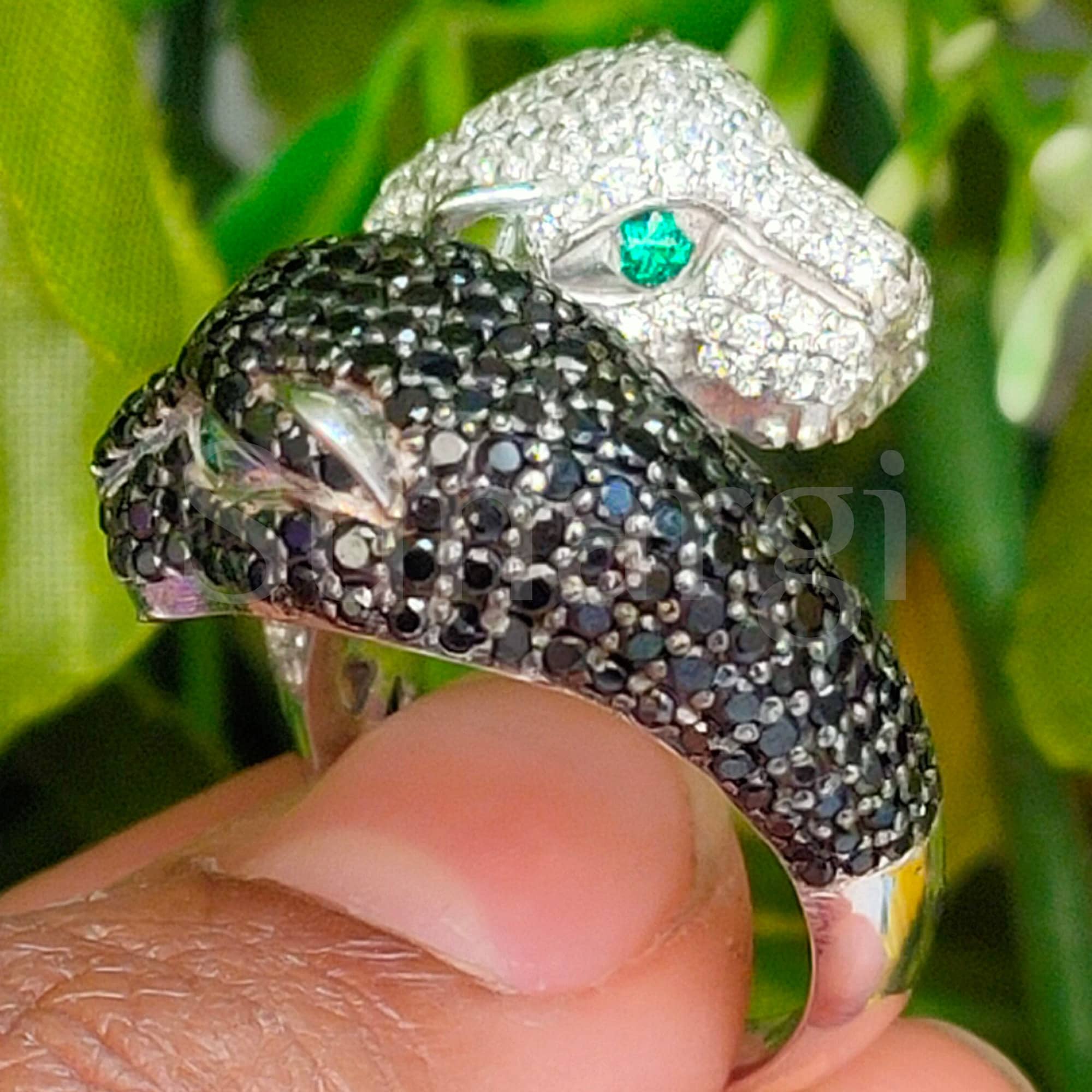 Double panther ring deals