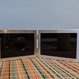 Double Pane Scrying Mirror with Metal Frame | Mirror Only