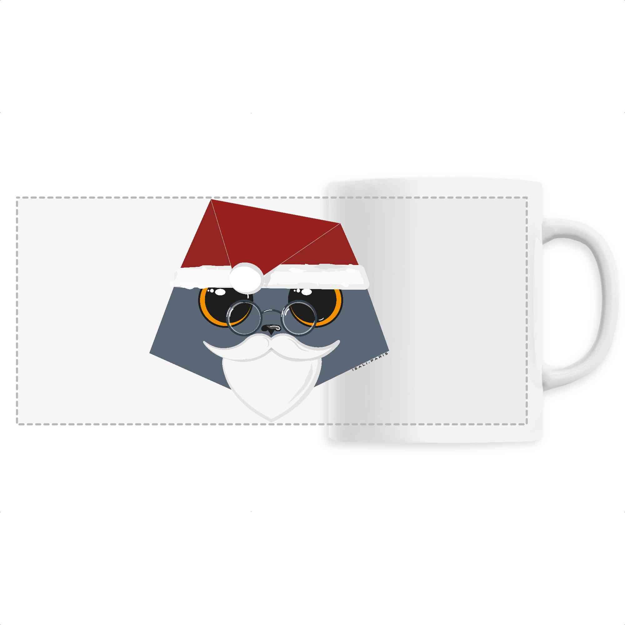 Père Chat Noel Mug