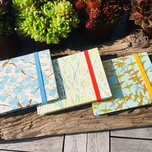 CUSTOM-MADE: Mini Handmade 12-Page Concertina Sketchbook, Accordion style, with Watercolour Paper 3" x 4"