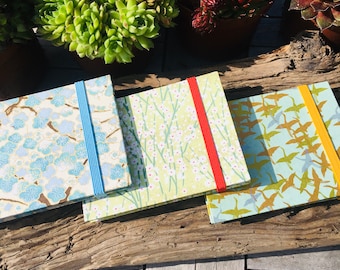 CUSTOM-MADE: Handmade 12-Page Concertina Sketchbook, Accordion style, with Watercolour Paper