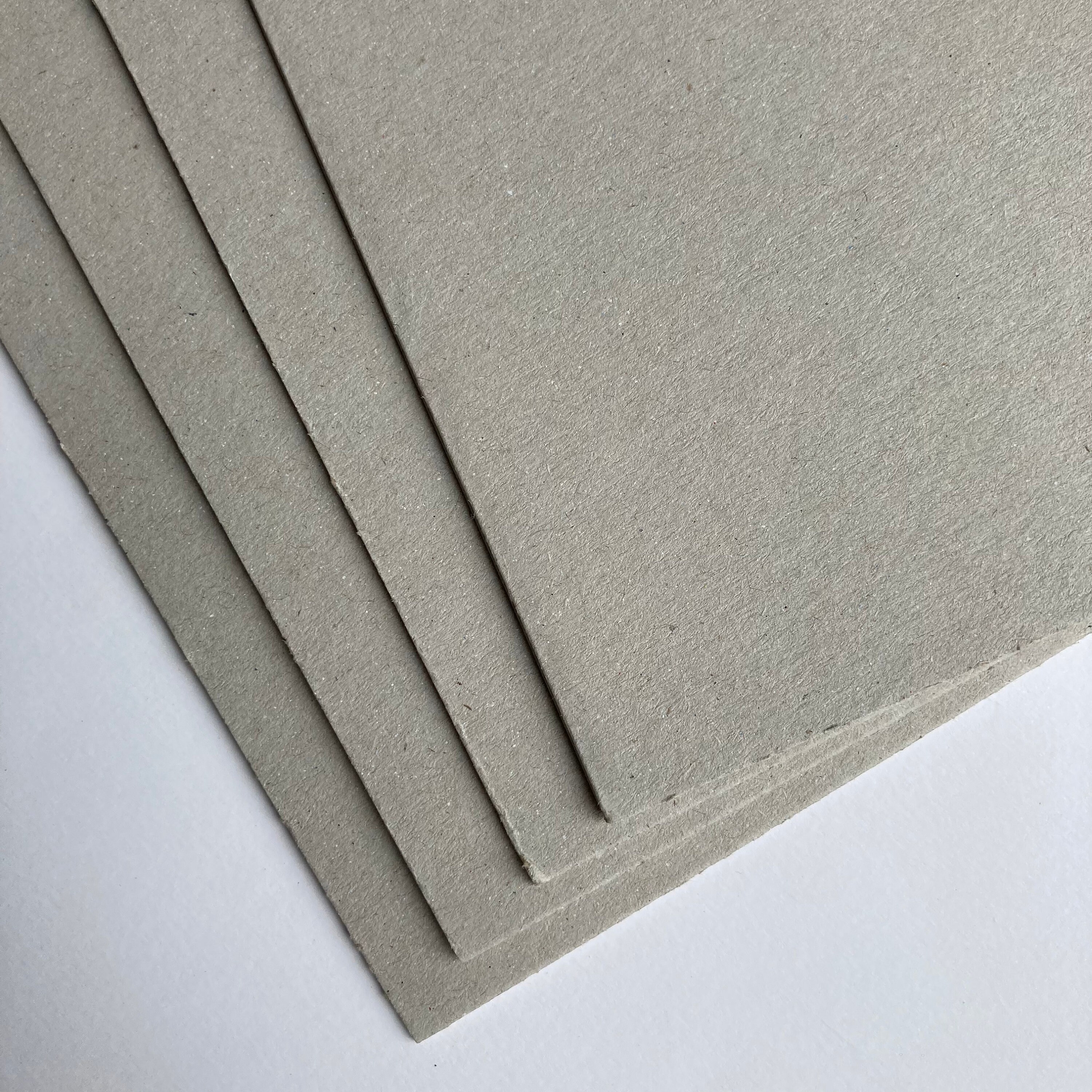 Greyboard Strawboard 1500 Micron Book Binding Modelling Thick Card Mount  Work Grey Board 1.5mm Choose Size and Quantity 