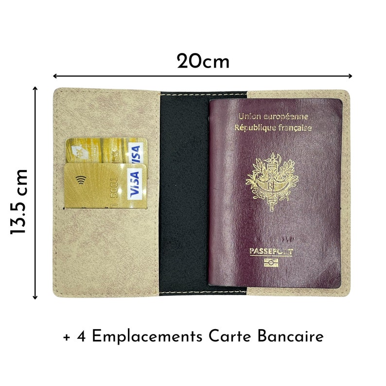 Porte Passeport Personnalisé Pour Homme - Collectionner Les Moments