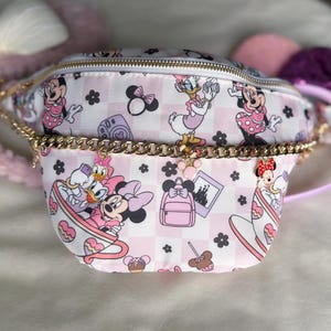 Besties Large Fanny Pack; Fanny Pack; Disney Fanny Pack; Minnie and Daisy Fanny Pack;