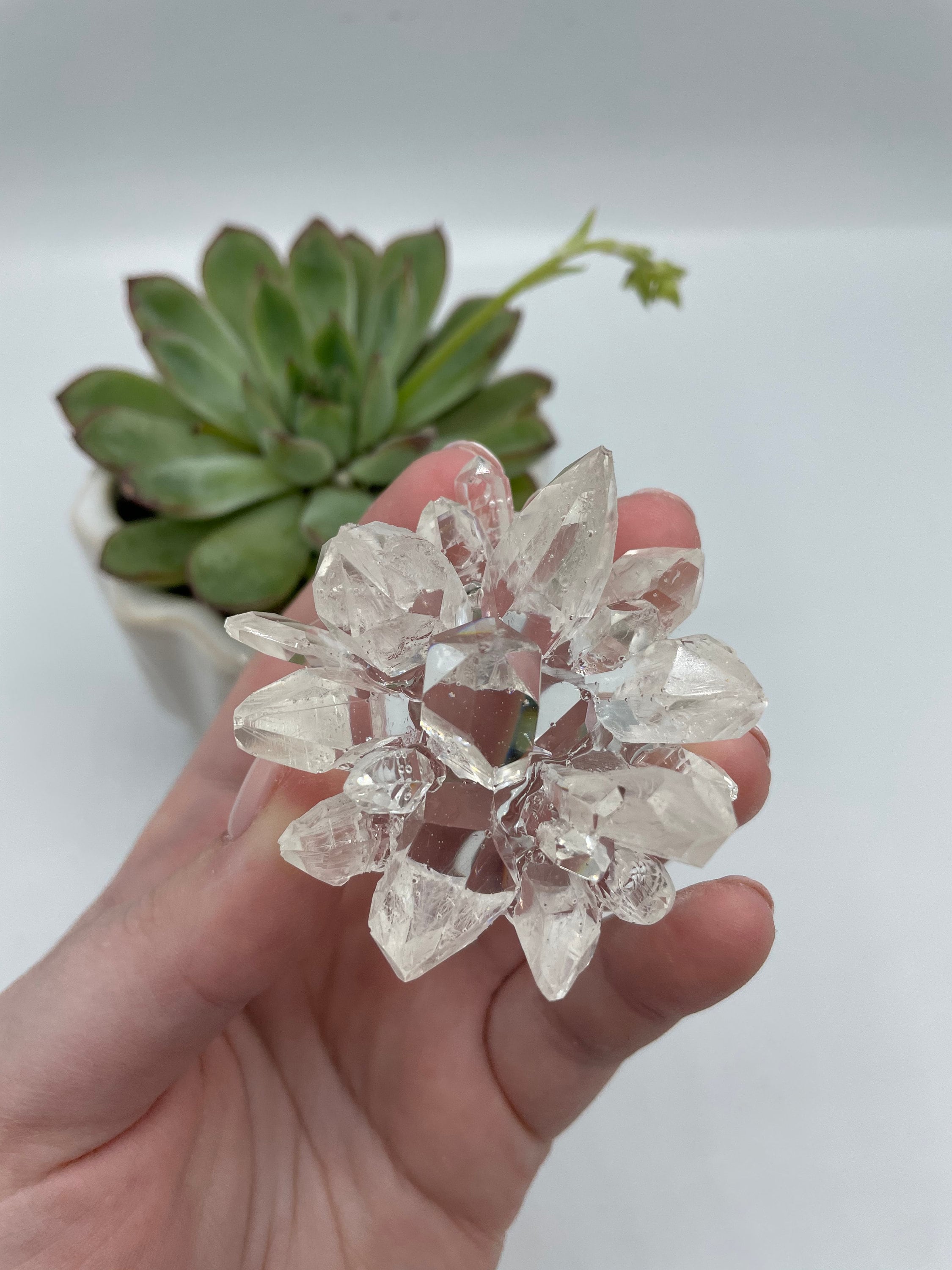Resin Crystal Cluster for Crafting Set of THREE 3 Etsy