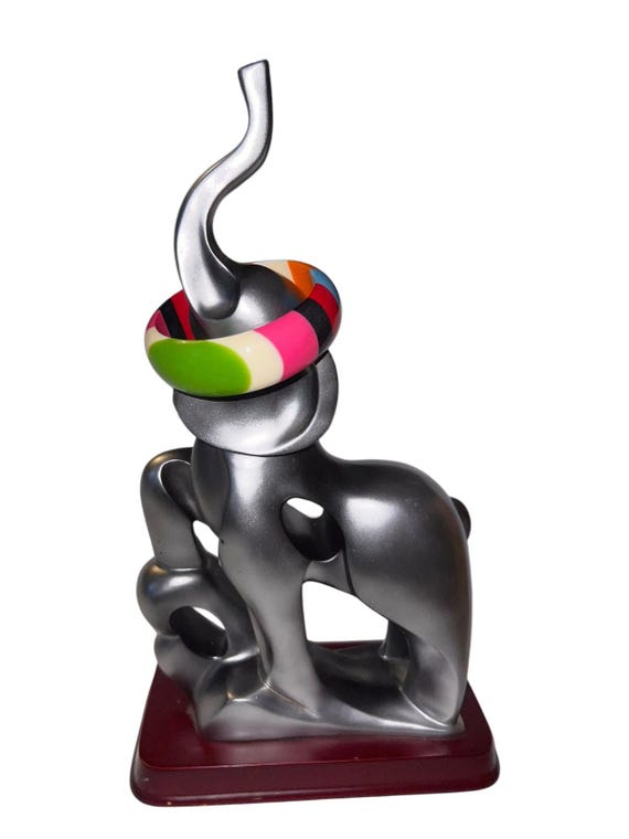 Iris Apfel & Bajalia Multi-Color Striped Wide Ban… - image 2