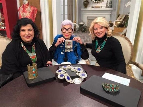 Iris Apfel & Bajalia Faceted Chunky Lucite Wide B… - image 5