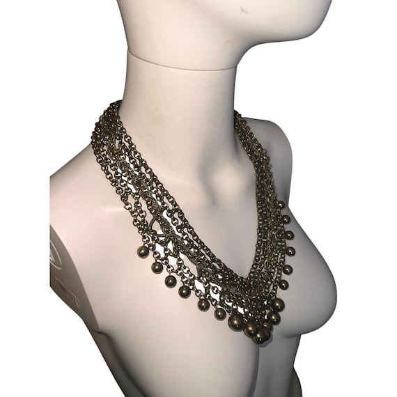 Iris Apfel & Bajalia Bohemian Multi-Strand Silver… - image 2