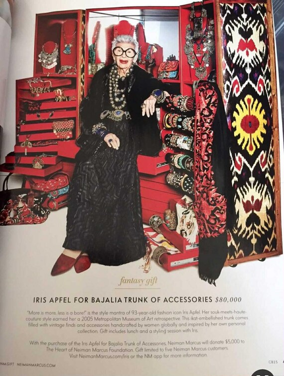 Iris Apfel & Bajalia Stacked Bracelets Set Black … - image 7