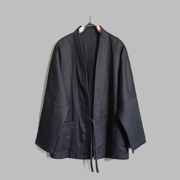 Linen Kimono Jacket - Etsy