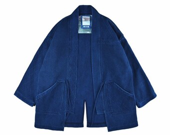 indigo blue coat