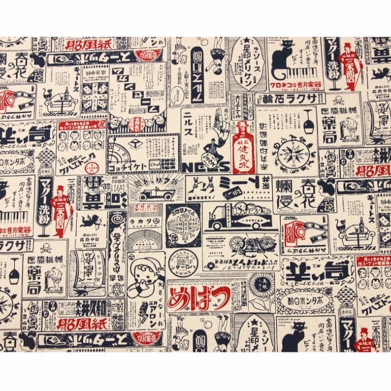 Japanese Prints Cotton Fabric for Upholstery Book Sleep Hand Bags Table Mat Craft Supply Half Yard Unit