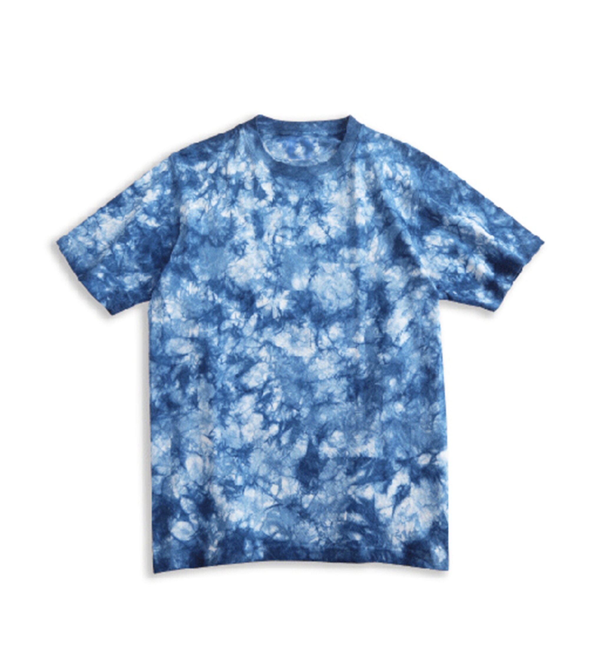 Natural Dye Blue Batik Dye Tie Dye Indigo Tee Shirt Unisex Tee - Etsy
