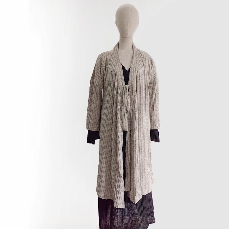 Knited Kimono dress Hanfu dress Modified hanfu cardigan hanfu top jersey kimono winter kimono cardigan image 3