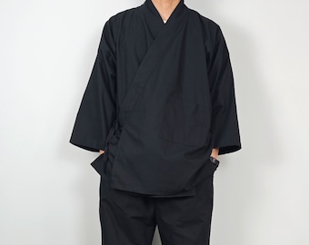Traditionelle japanische Kendo-Kleidung, Samue-Sets, Kimono-Stil, japanische Arbeitskleidung, Samue Kurume, japanische Kleidung, Heim-Meditationssets
