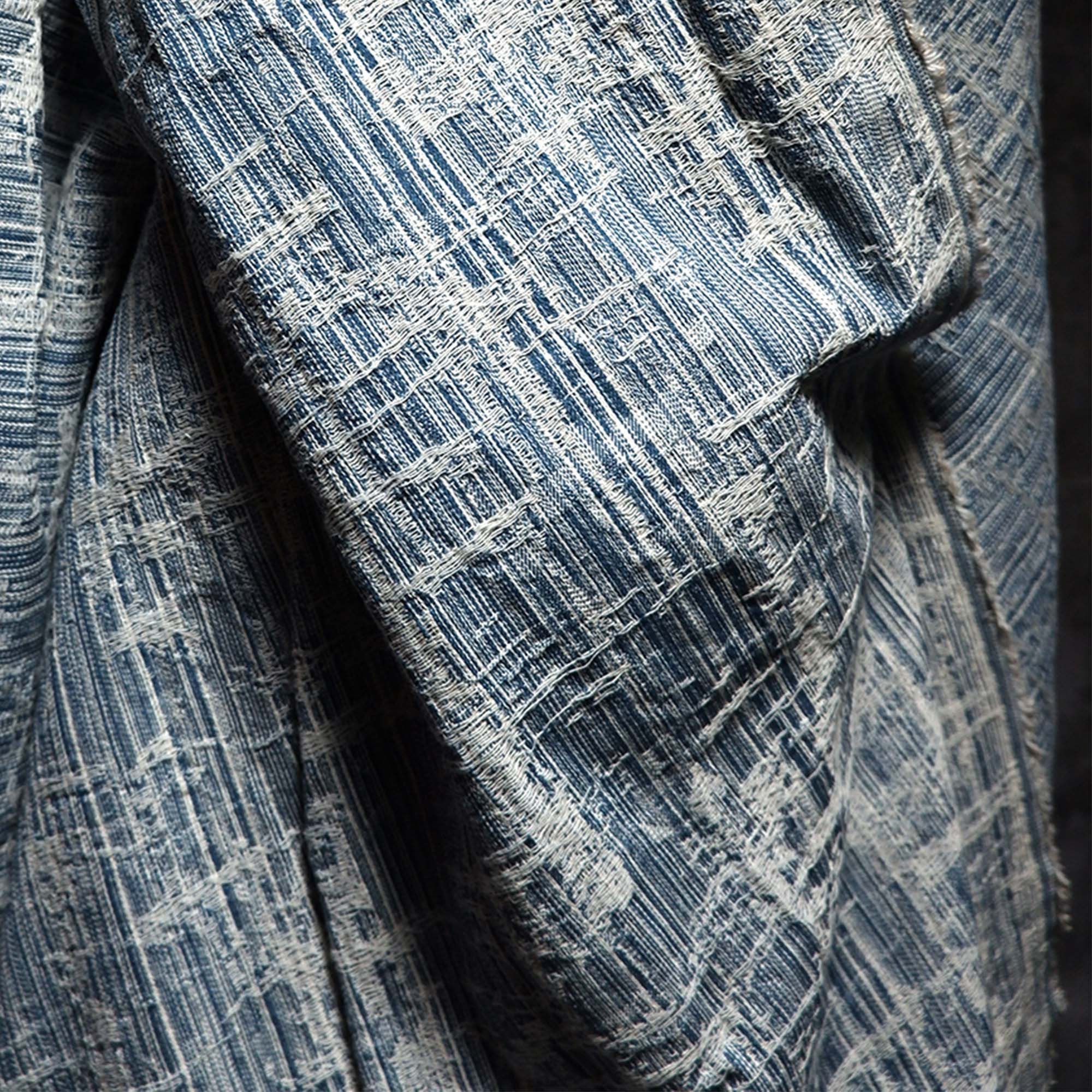 Teal denim best sale fabric
