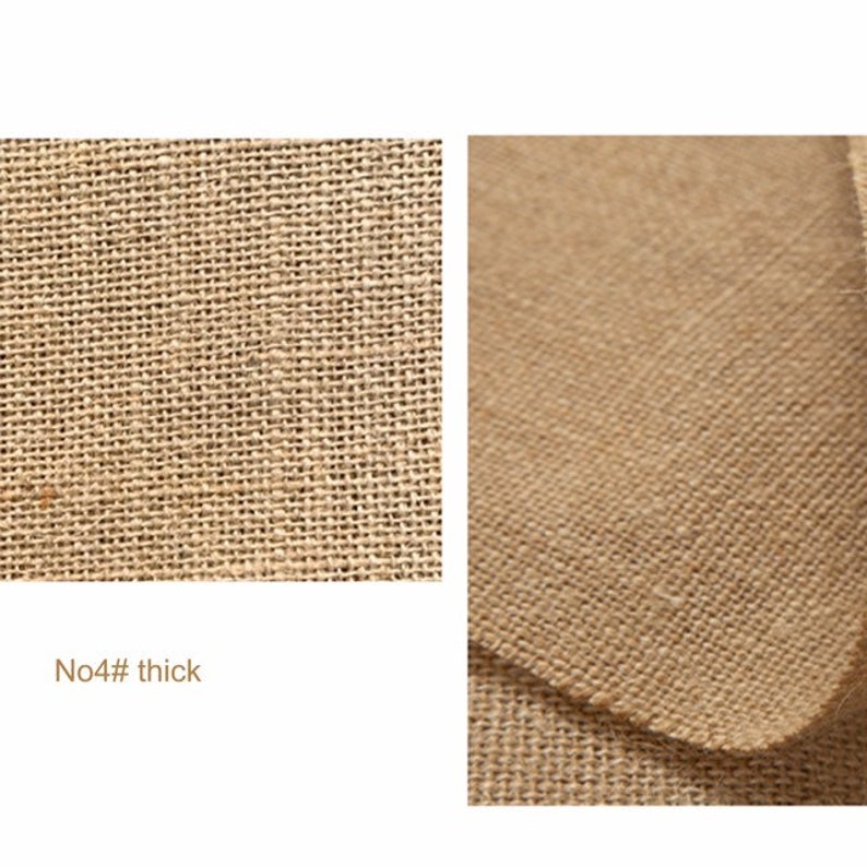 Natural Jute Fabric Organic Jute Material Sheet Hessian Etsy