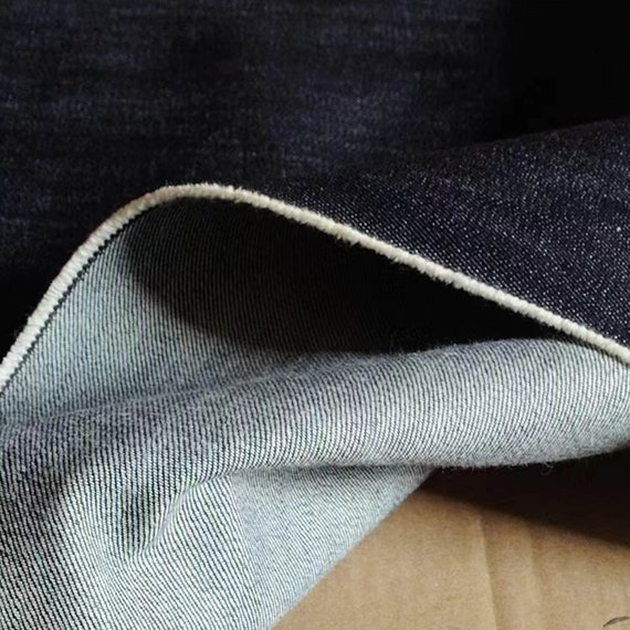 Raw Denim 100% indigo denim Dikke denim stof jeans Etsy