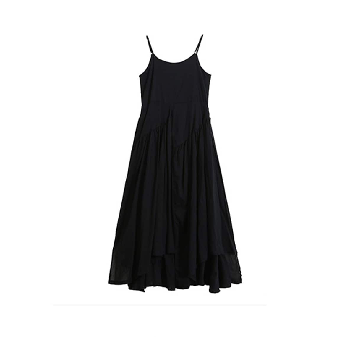Maxi Dress Camisole Dress Layered dress Cotton Flare dress | Etsy