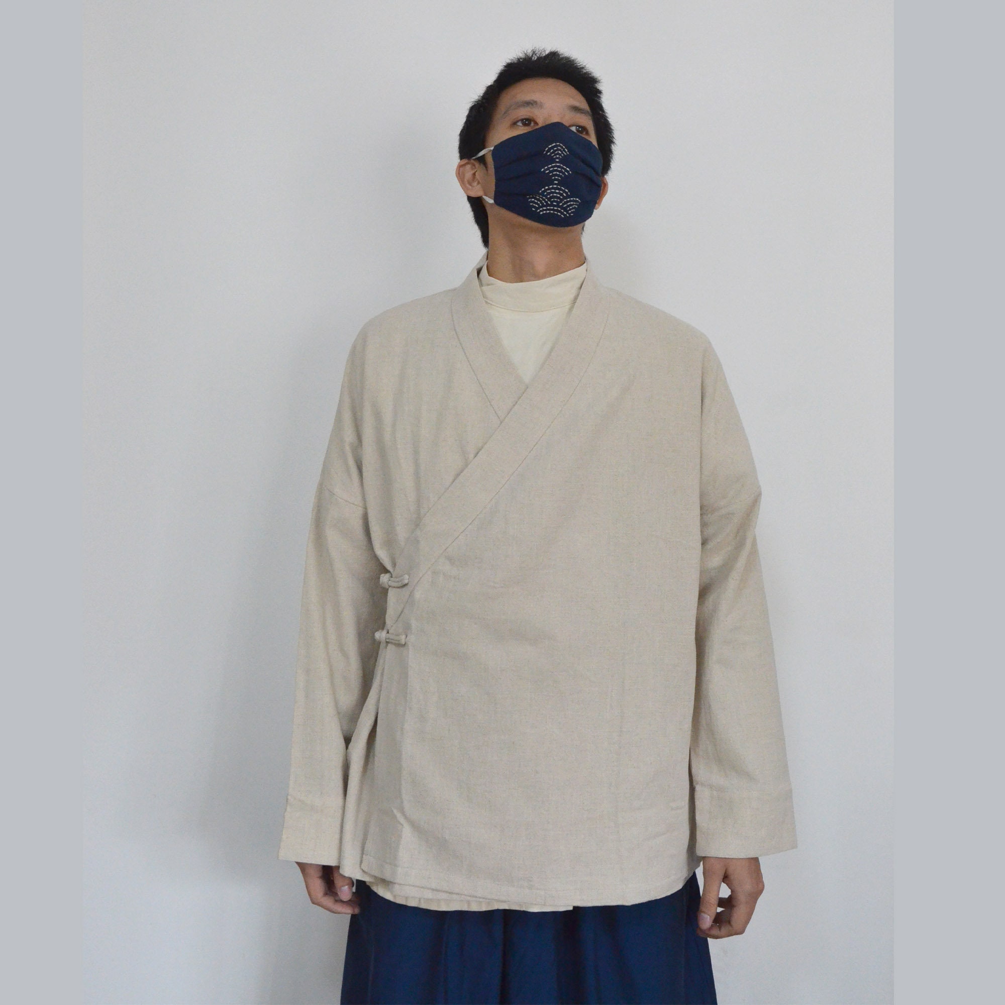 Hanfu Shirt Linen Hanfu Drawstring Shirt Dress Chinese Hanfu - Etsy